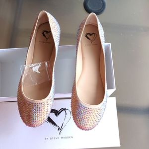 Steve Madden rhinestone flats